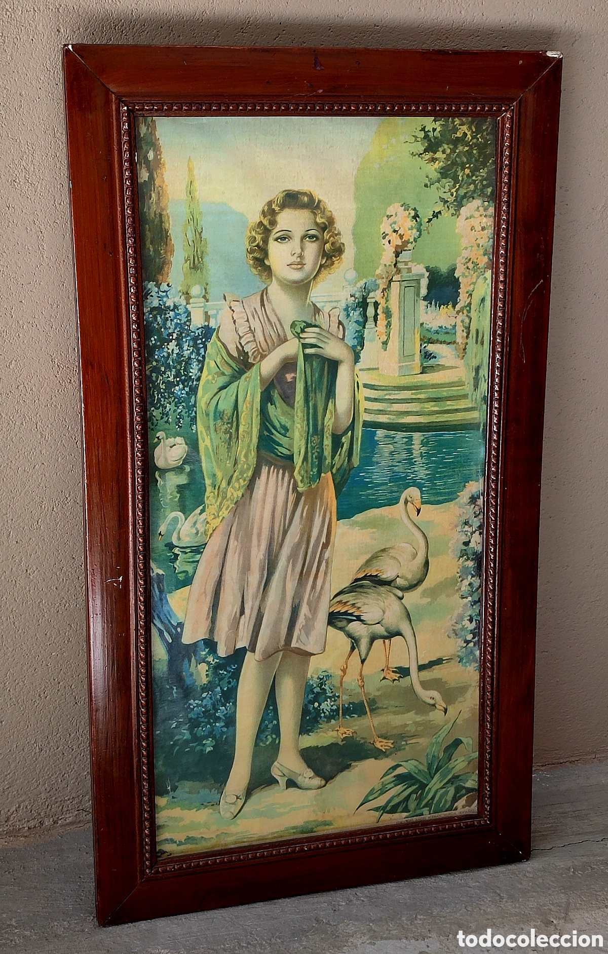 Antig&uuml;edades: Cuadro vintage art deco - Foto 1