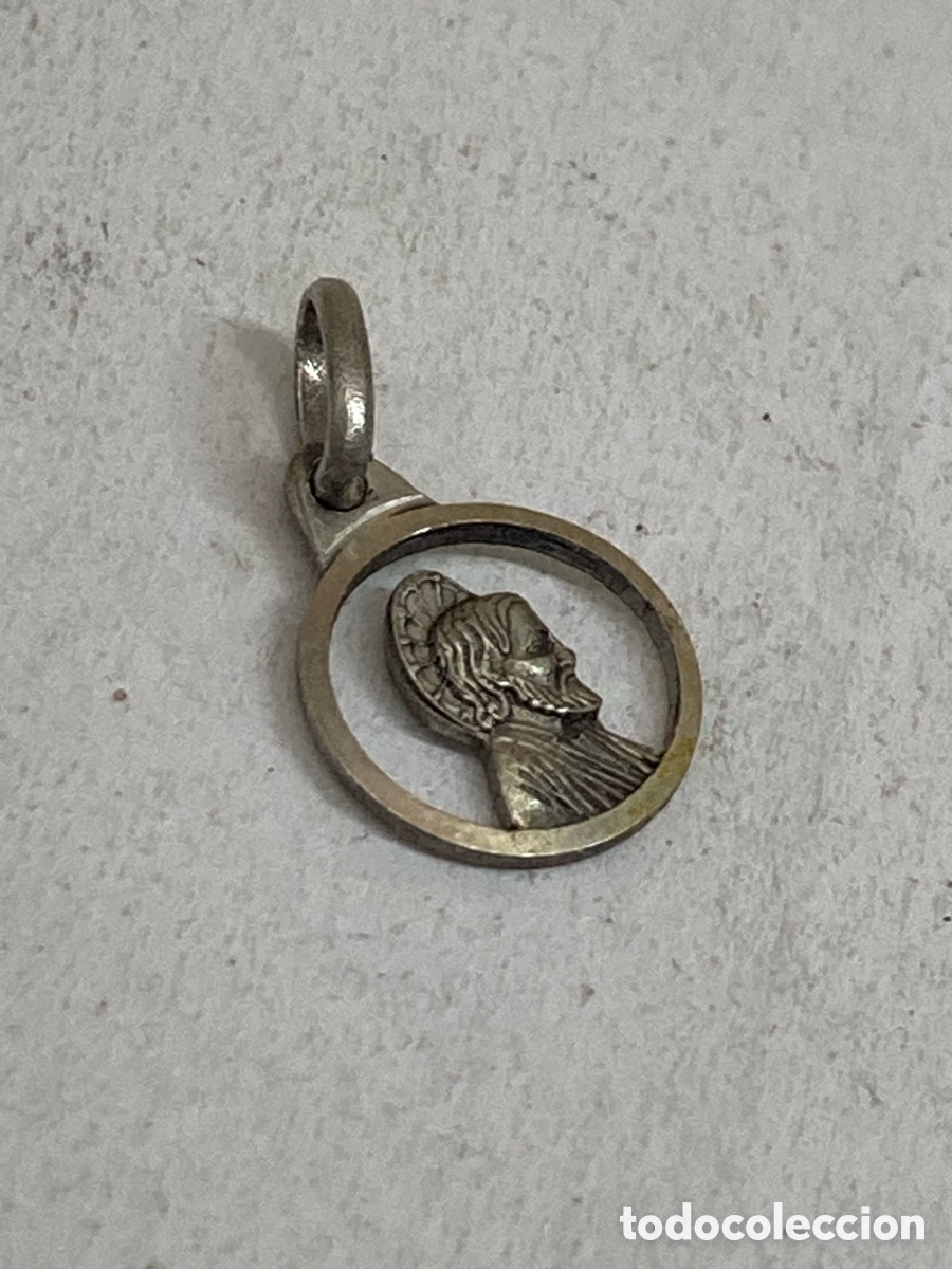 Antig&uuml;edades: Medalla de plata religiosa C476 - Foto 1