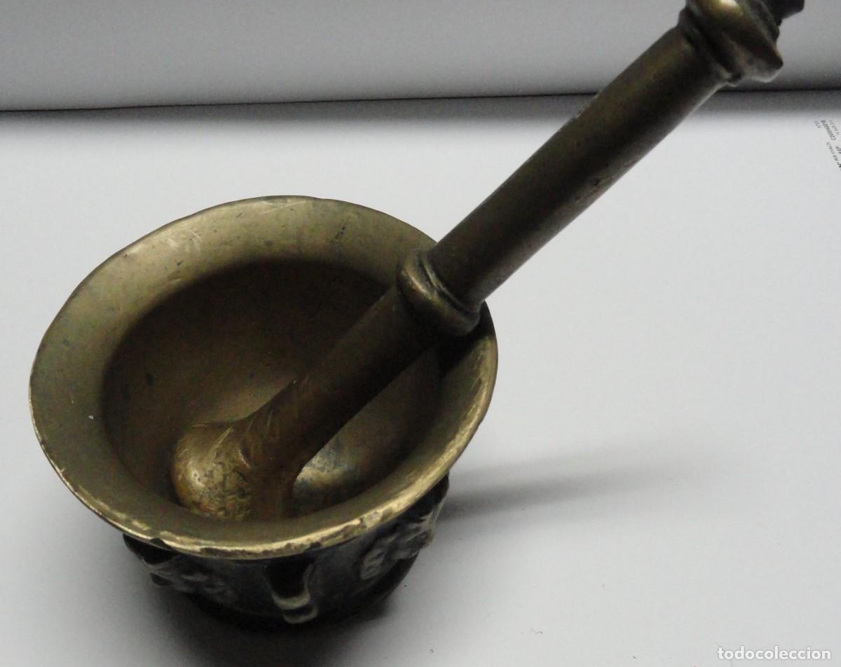 Antig&uuml;edades: Mortero u Almirez antiguo de Bronce. - Foto 1