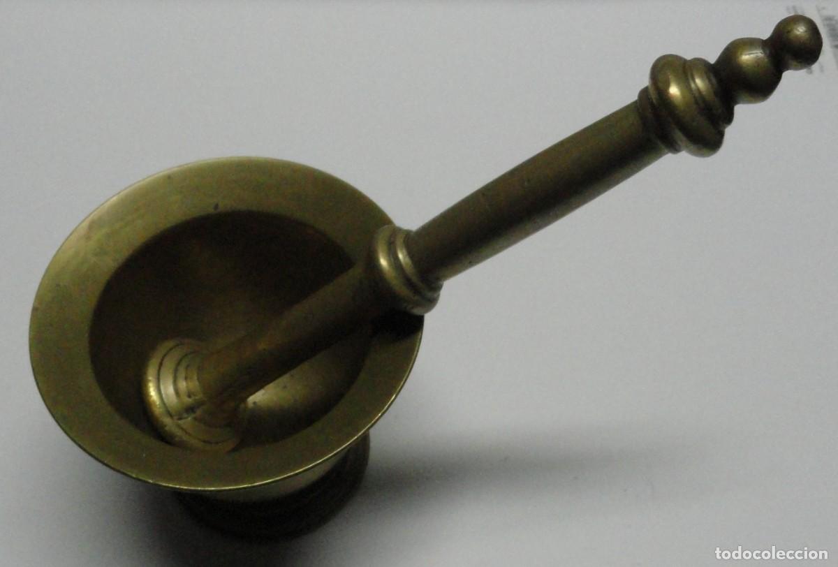 Antig&uuml;edades: Mortero u Almirez de bronce antiguo. - Foto 1