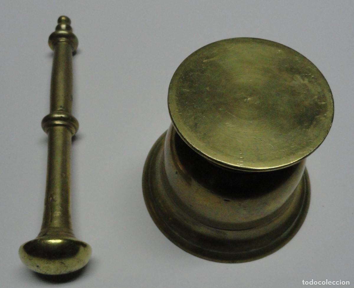 Antig&uuml;edades: Mortero u Almirez de bronce antiguo. - Foto 3