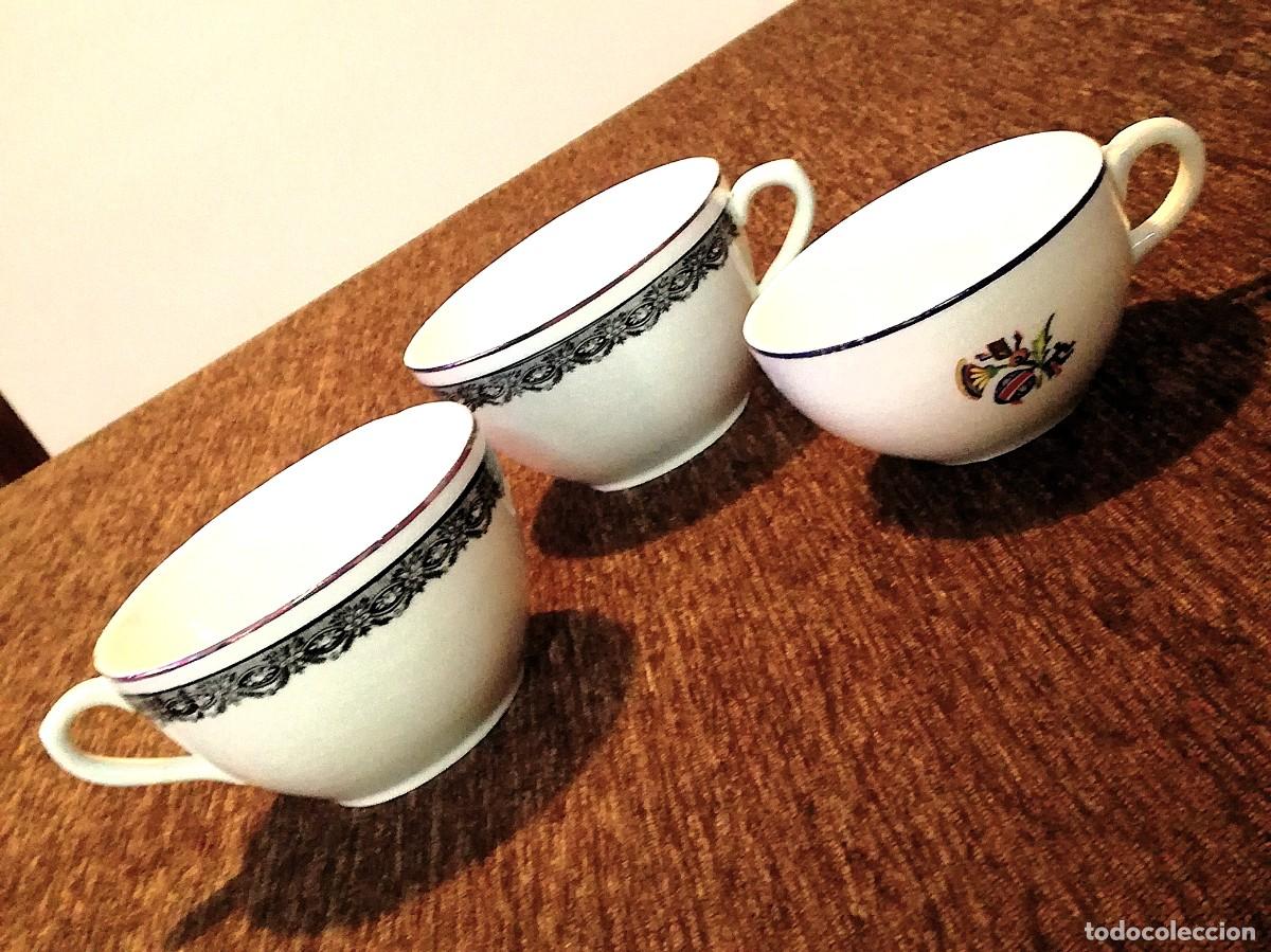 Antig&uuml;edades: 3 PRECIOSAS TAZAS ANTIGUAS. - Foto 1