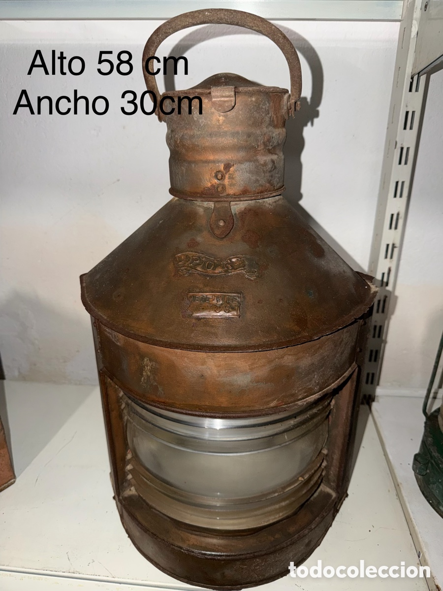 Antiquit&eacute;s: Farol Mar&iacute;timo Antiguo METE&middot;DRITE N&ordm; 708