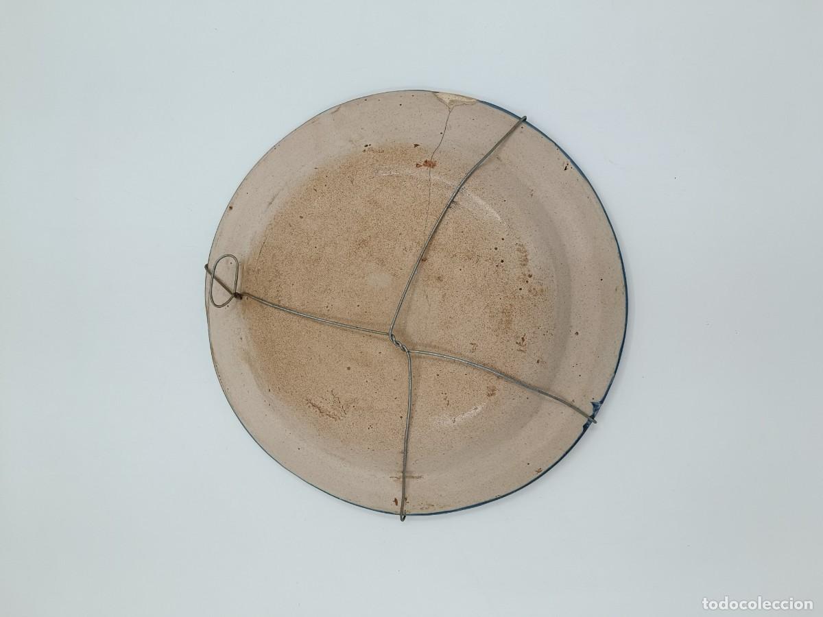 Antig&uuml;edades: PLATO DE CERAMICA DE MANISES - Foto 2