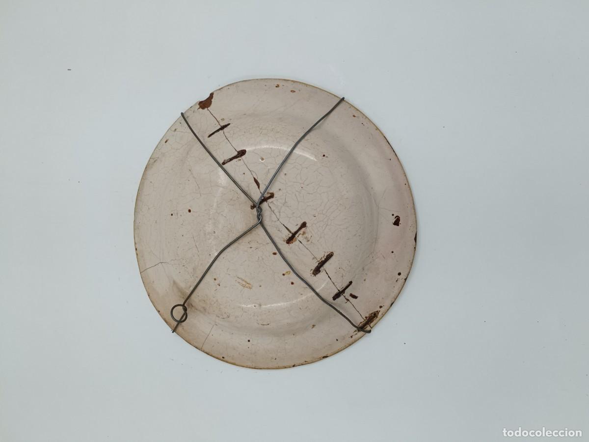 Antig&uuml;edades: PLATO DE CERAMICA DE MANISES - Foto 2