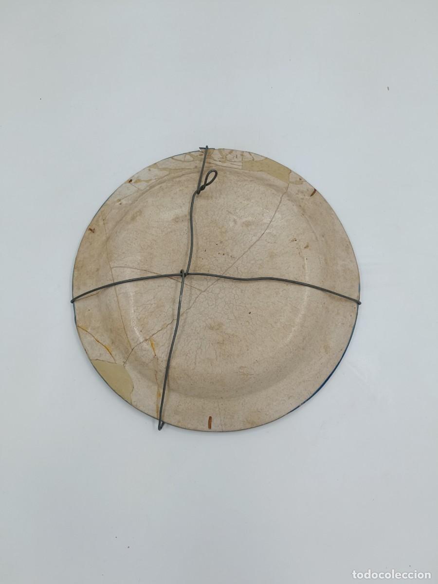 Antig&uuml;edades: PLATO DE CERAMICA DE MANISES - Foto 2