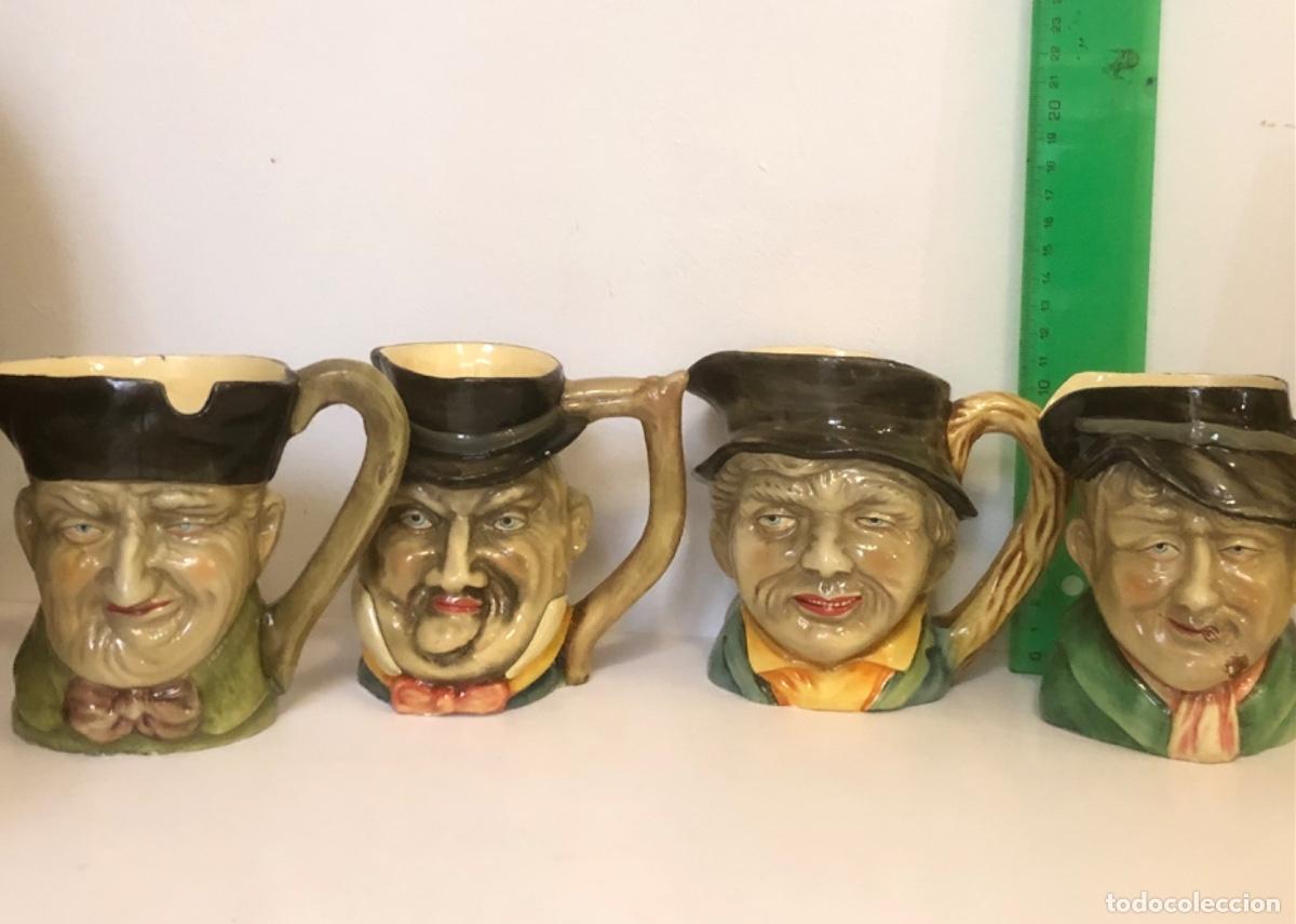 Antig&uuml;edades: Jarras con forma de cabeza inglesas - Foto 1