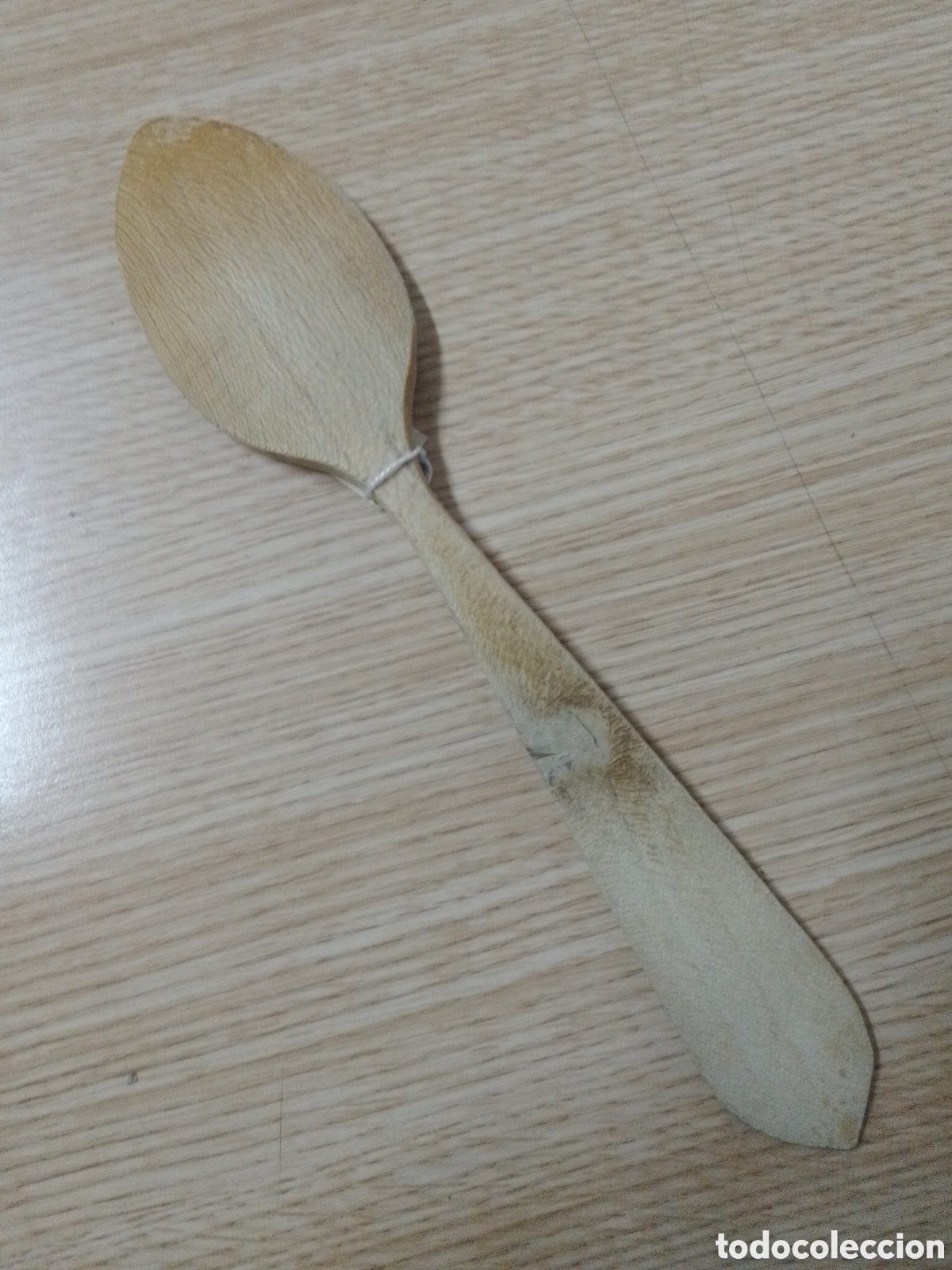 Antig&uuml;edades: Cuchara de cocina 28,5cm - Foto 2