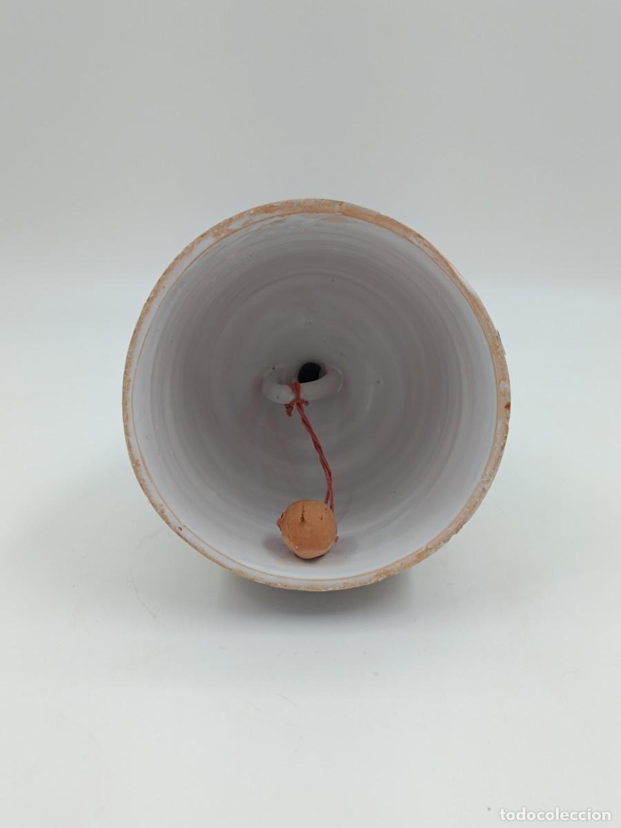 Antig&uuml;edades: CAMPANA DE CERAMICA POPULAR - Foto 4