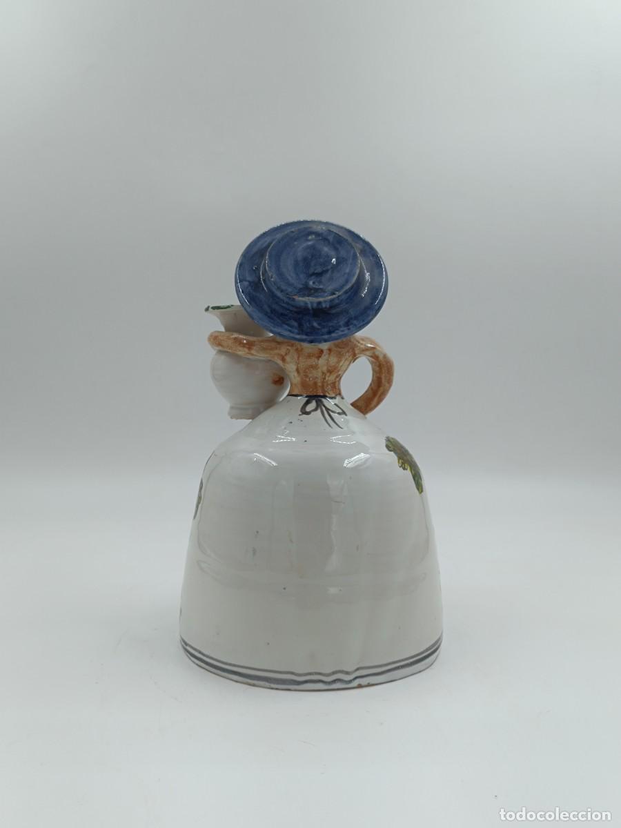 Antig&uuml;edades: CAMPANA DE CERAMICA POPULAR - Foto 3