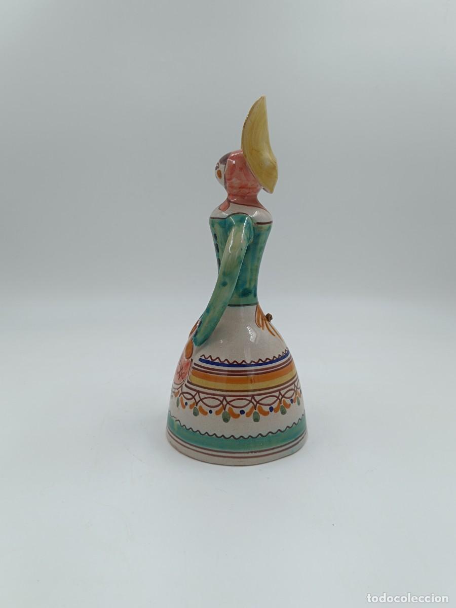 Antig&uuml;edades: CAMPANA DE CERAMICA POPULAR - Foto 2