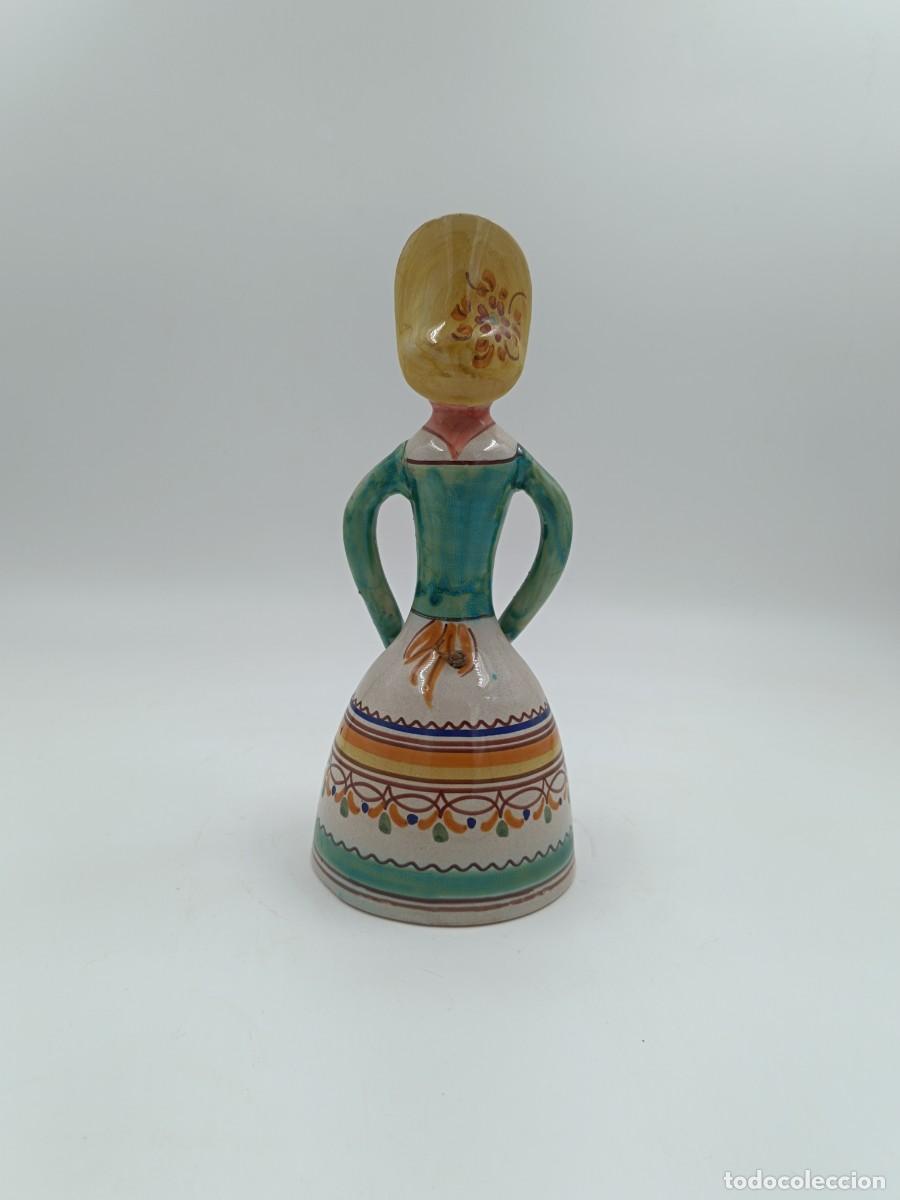 Antig&uuml;edades: CAMPANA DE CERAMICA POPULAR - Foto 3