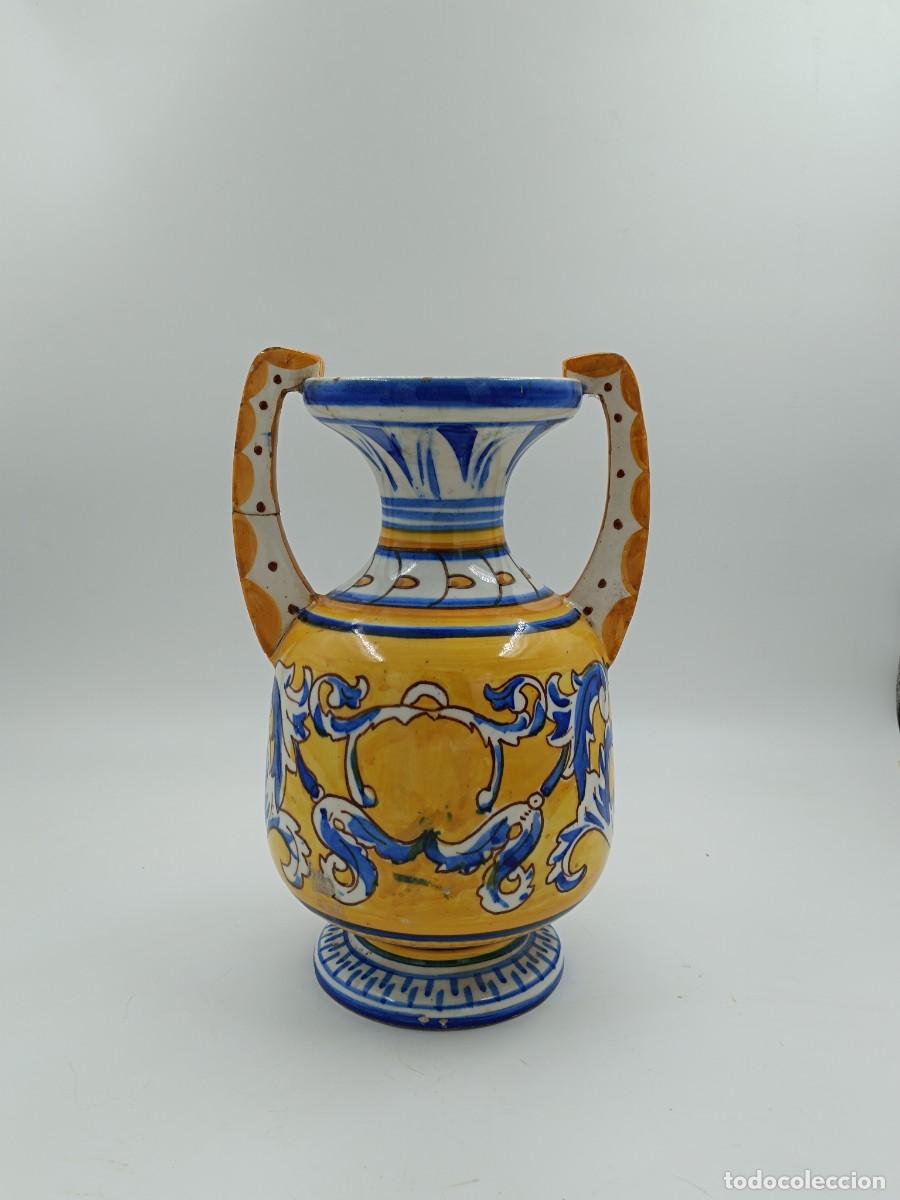 Antig&uuml;edades: JARRA AMARILLA DE CERAMICA - Foto 3