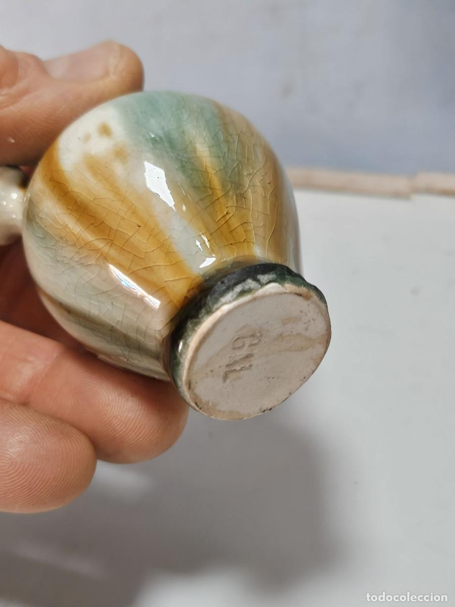 Antig&uuml;edades: botijo peque&ntilde;o de ceramica - Foto 3