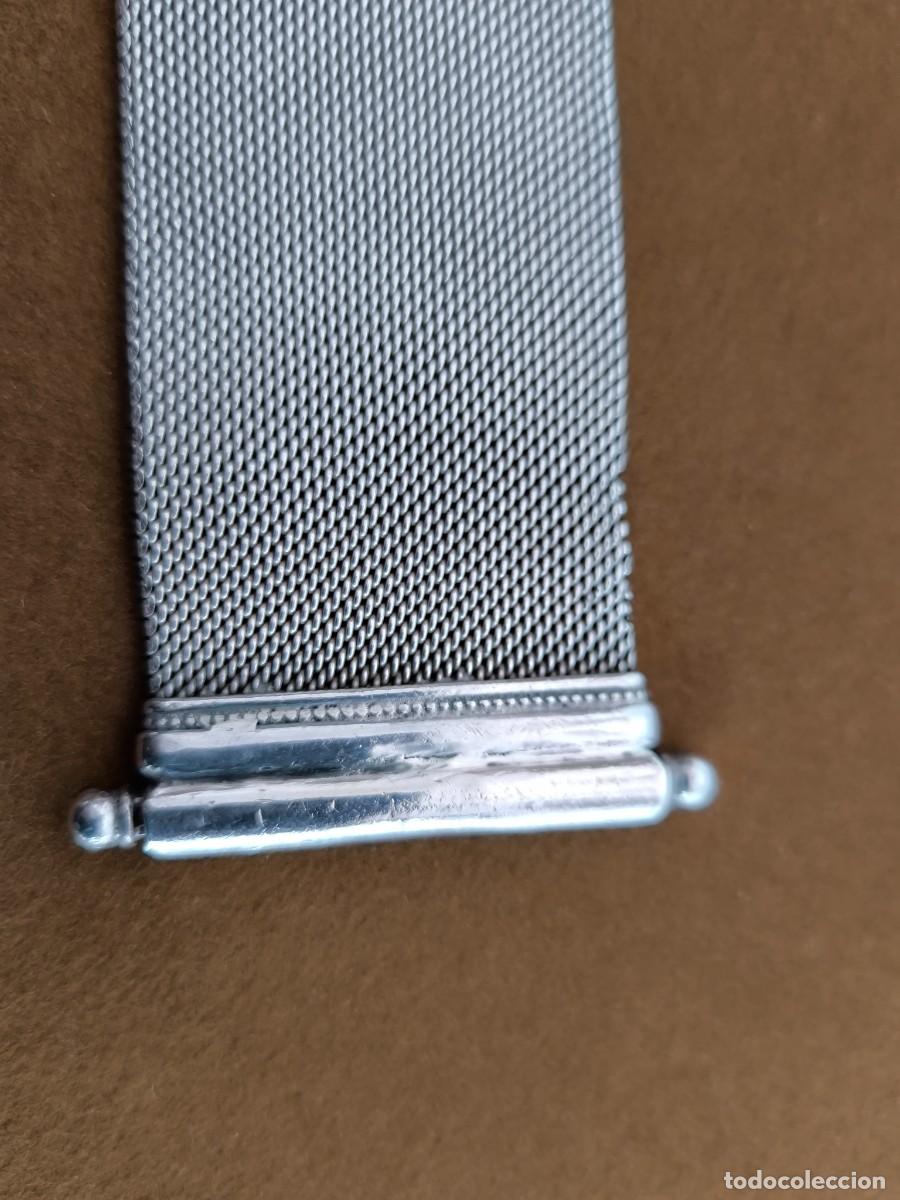 Antig&uuml;edades: PULSERA DE MALLA EN PLATA - Foto 4