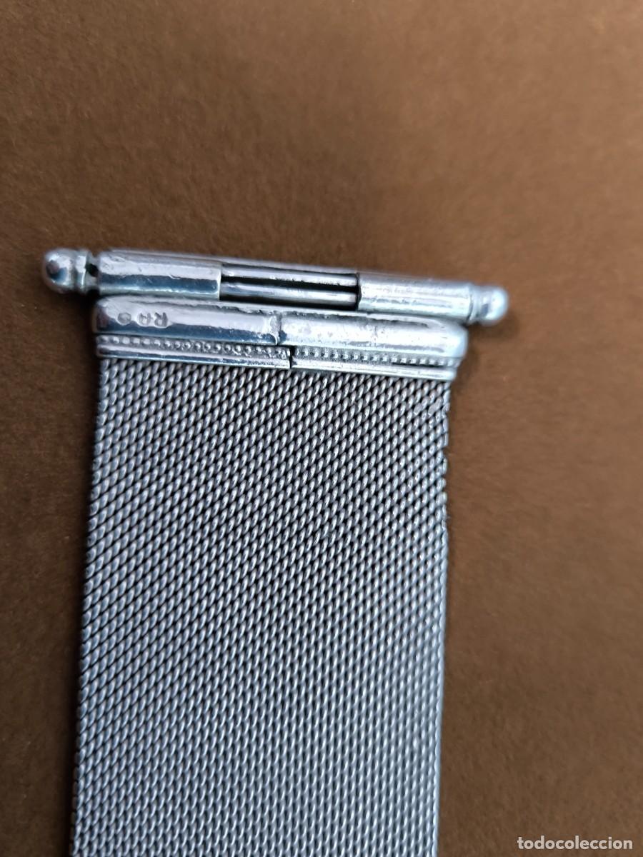 Antig&uuml;edades: PULSERA DE MALLA EN PLATA - Foto 8