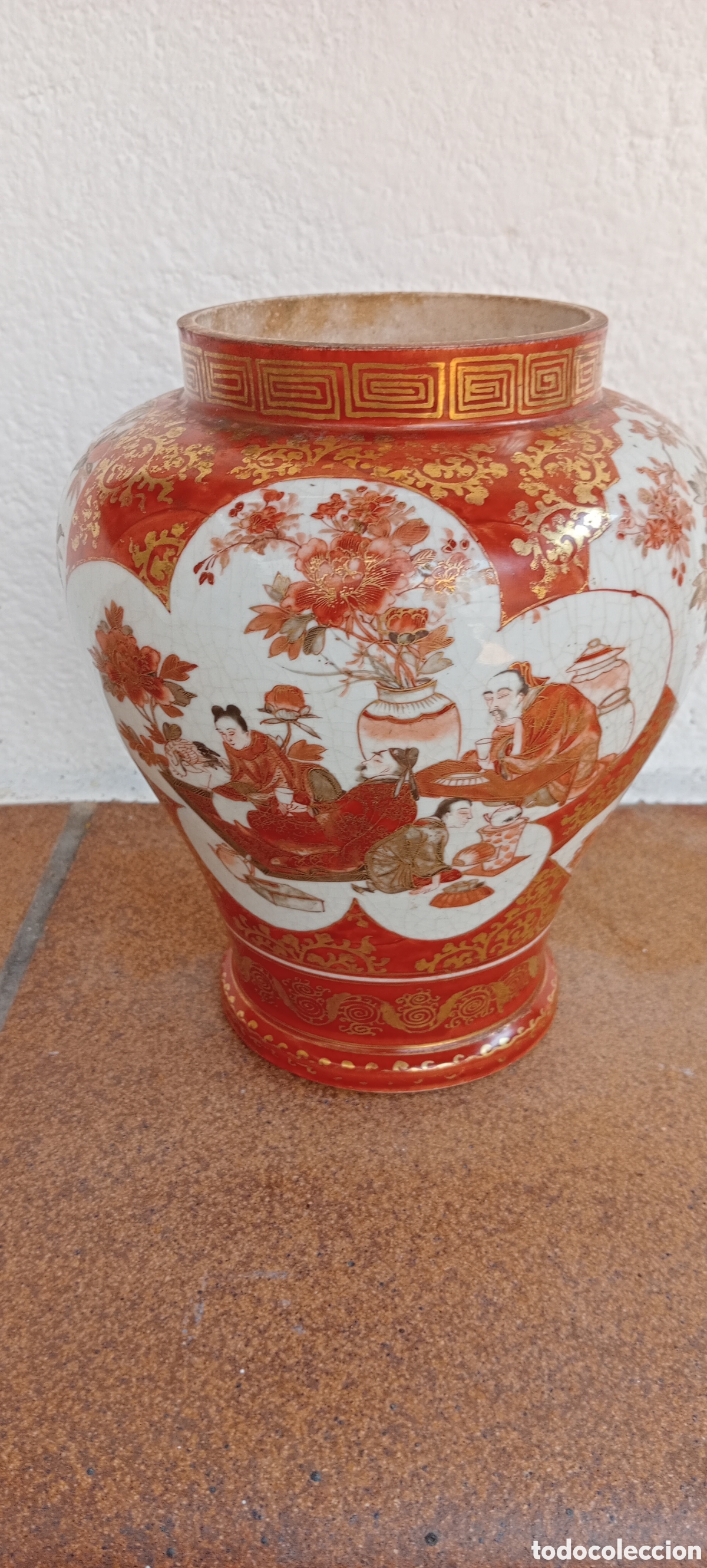 Antig&uuml;edades: Cer&agrave;mica japon&egrave;s tibor - Foto 5