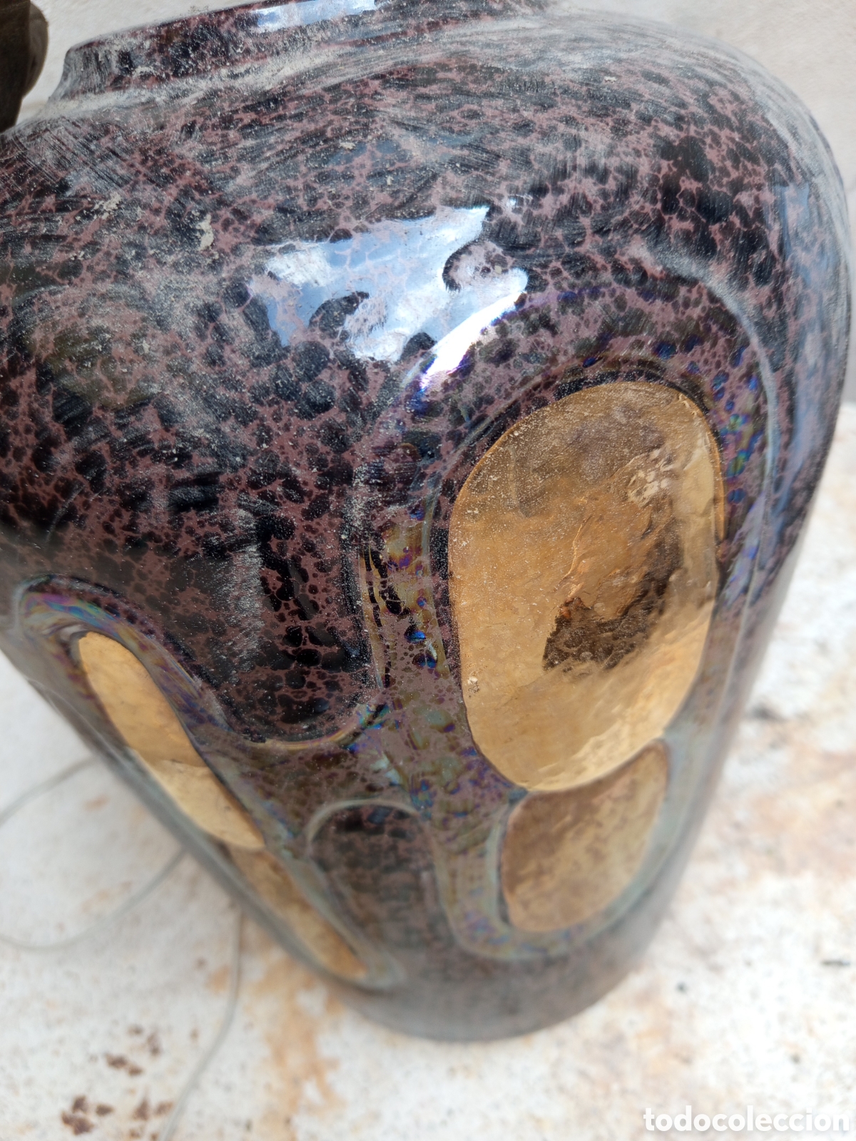 Antig&uuml;edades: Lampara antigua grande - Foto 3