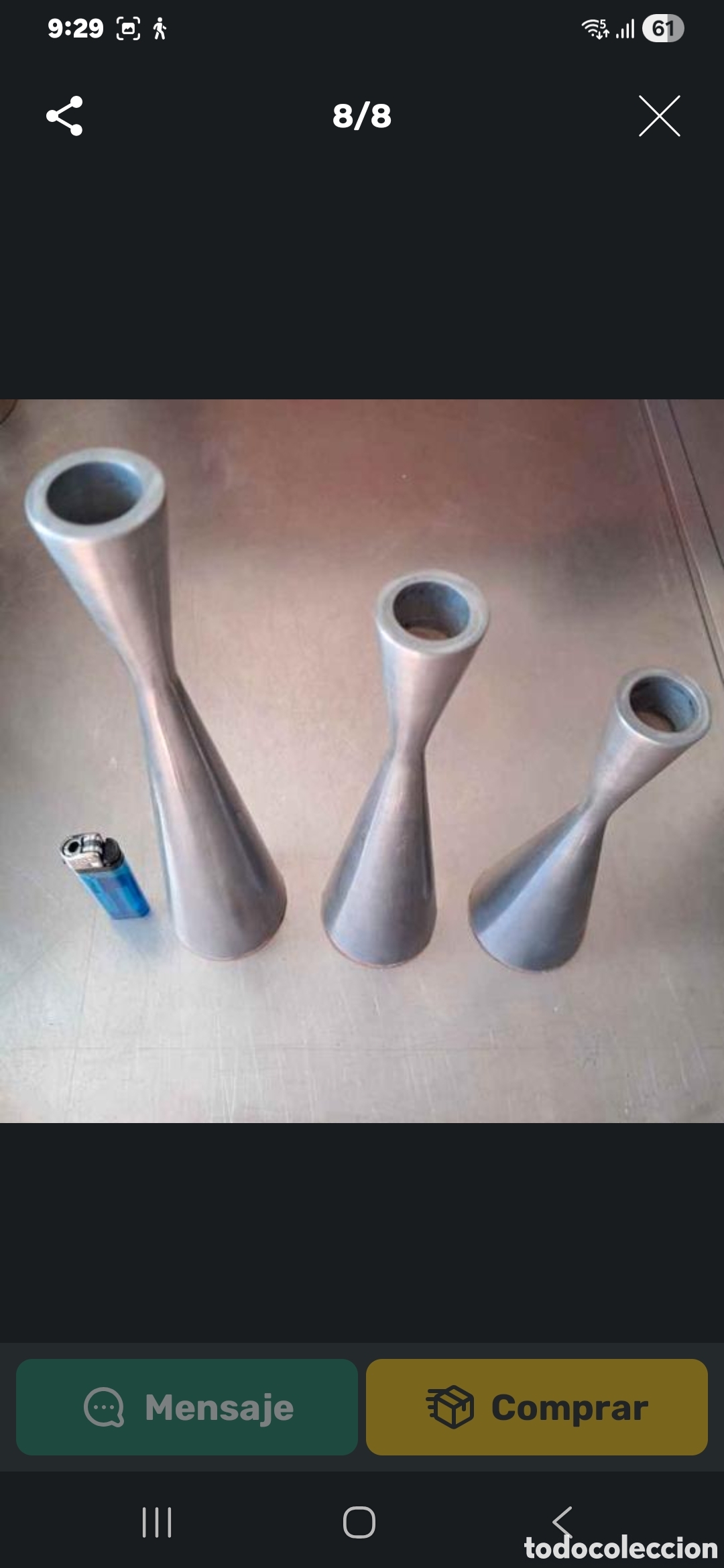 Antig&uuml;edades: CANDELABROS ANTIGUOS - Foto 2