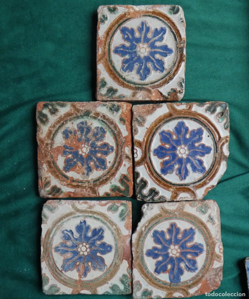 Carrelage Ancien Espagnol Du 16ème Siècle - Azulejos De Tolède - Style Delft - Occasion