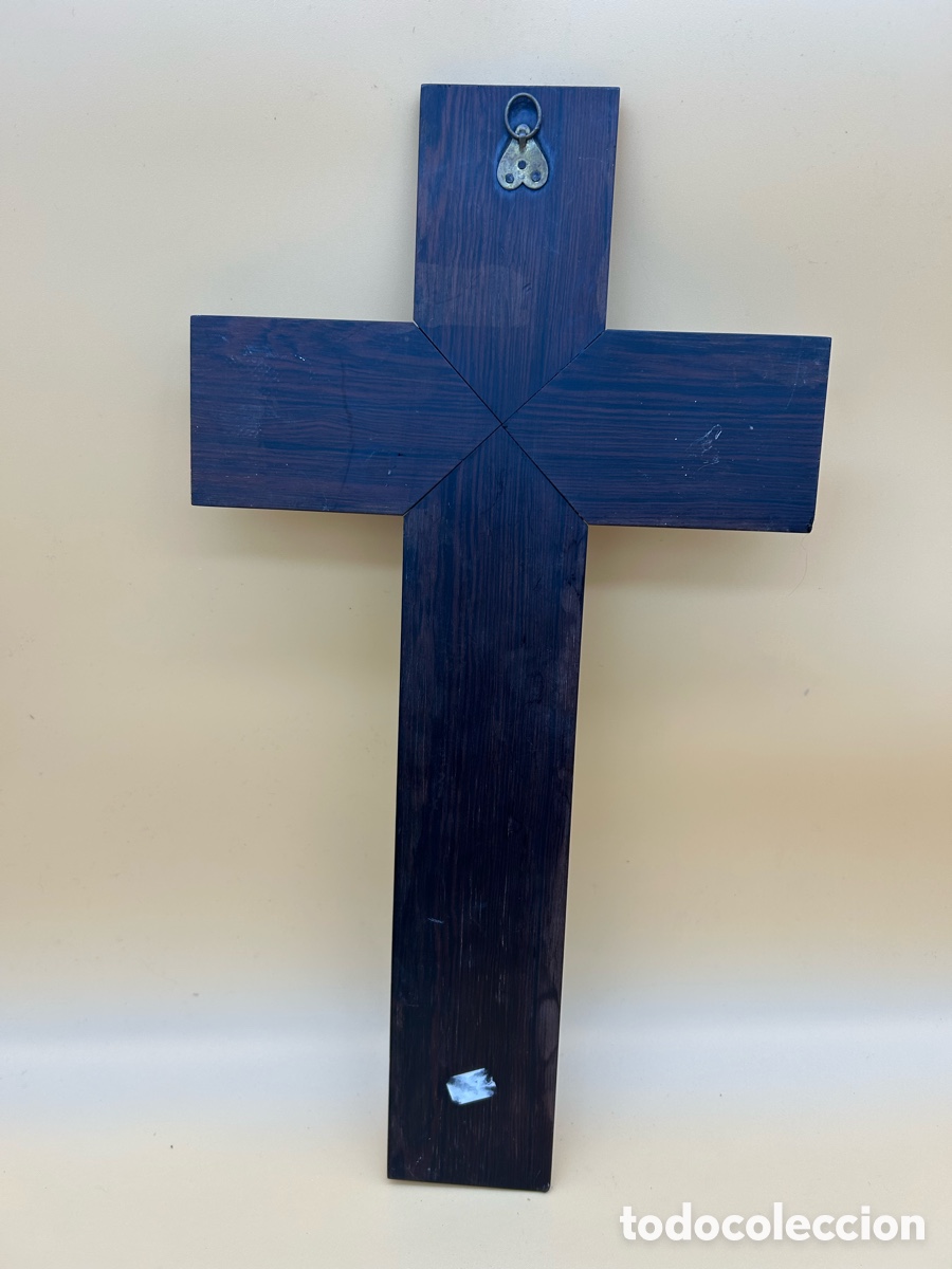 Antig&uuml;edades: Cruz de madera de jacaranda - Foto 4