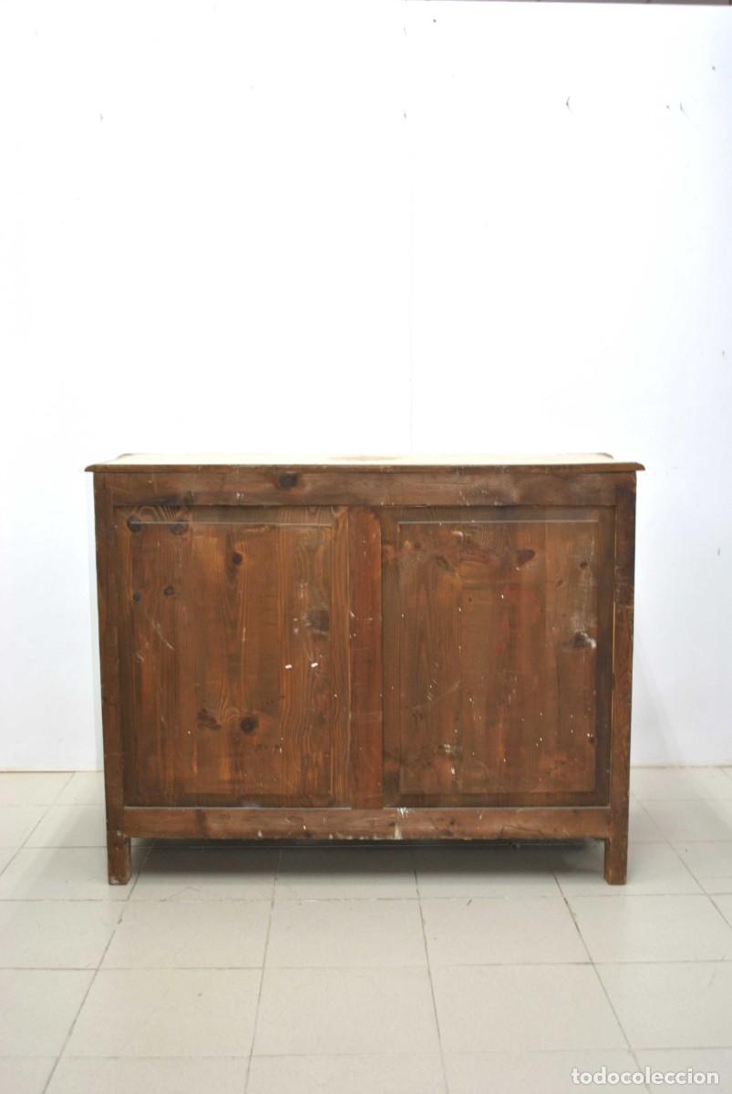 Antig&uuml;edades: C&Oacute;MODA SIGLO XVIII MADERA POLICROMADA - Foto 21