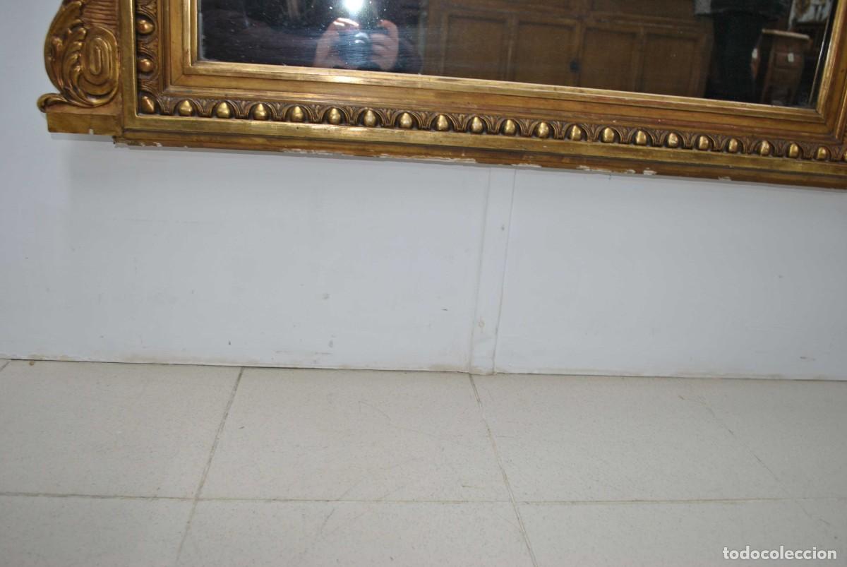 Antig&uuml;edades: ESPEJO ORO COPETE TALLADO - Foto 7