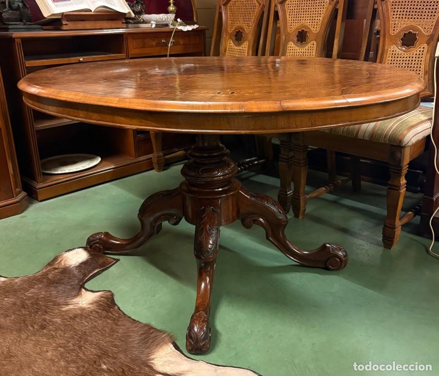 Antig&uuml;edades: Mesa Oval de Comedor - Foto 3