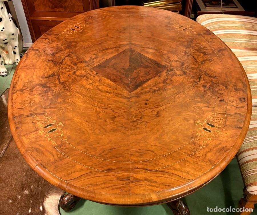 Antig&uuml;edades: Mesa Oval de Comedor - Foto 6