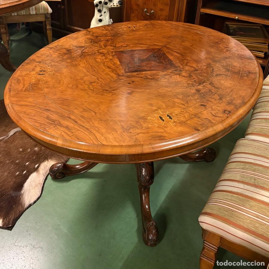 Antig&uuml;edades: Mesa Oval de Comedor - Foto 9