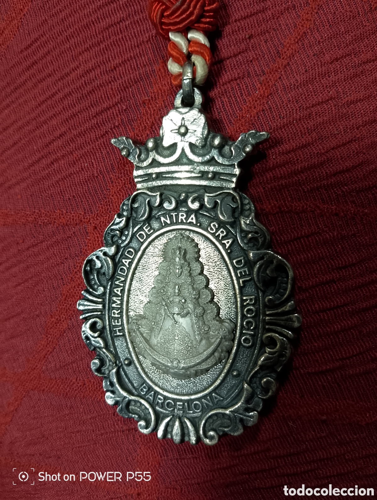 Antig&uuml;edades: Medalla hermandad Barcelona - Foto 1
