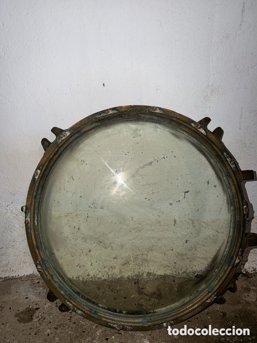 Antig&uuml;edades: Portillo n&aacute;utico bronce 45cm - Foto 2