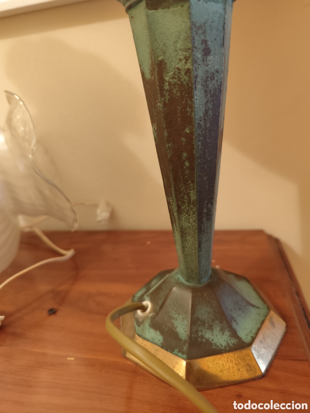 Antig&uuml;edades: Jarr&oacute;n de bronce patinado - Foto 2