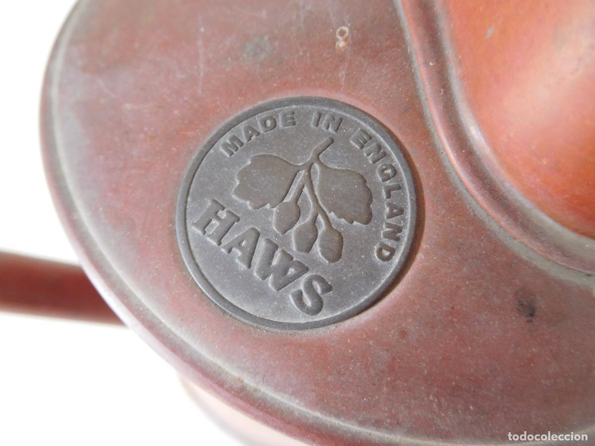 Antig&uuml;edades: Regadora inglesa de cobre de la marca Haws - Foto 4