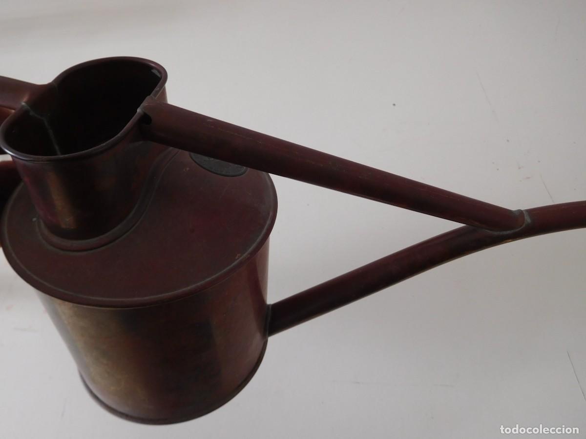 Antig&uuml;edades: Regadora inglesa de cobre de la marca Haws - Foto 9