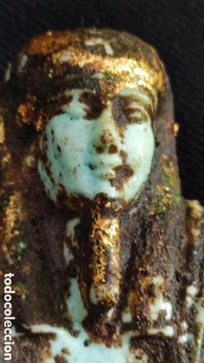 Antig&uuml;edades: Ushabty Egipto antiguo 16 cm - Foto 5