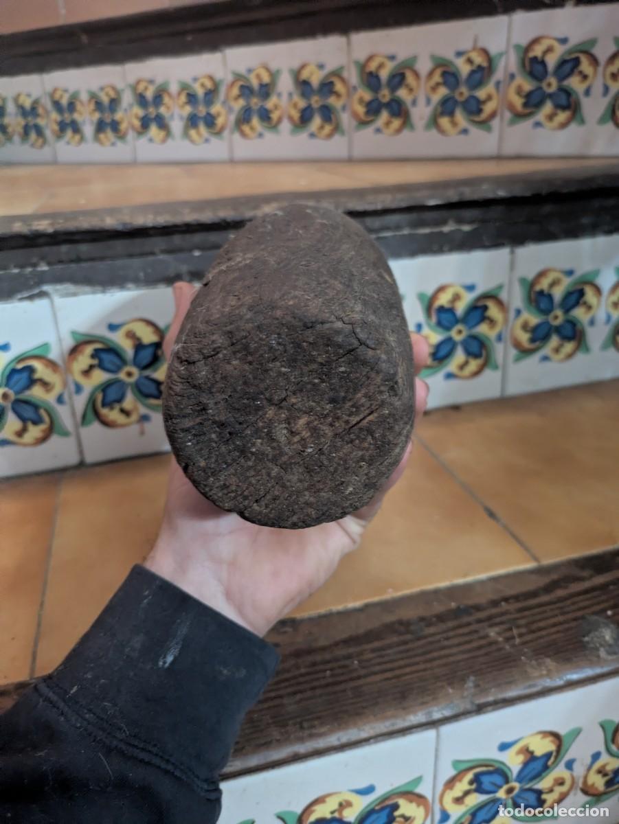 Antig&uuml;edades: Mazo de picar esparto - Foto 1