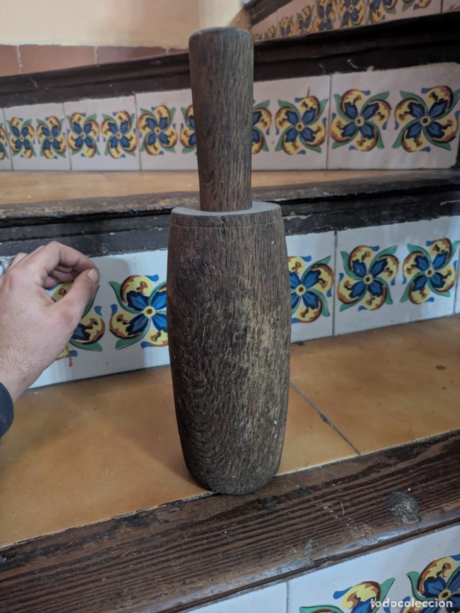 Antig&uuml;edades: Mazo de picar esparto - Foto 2