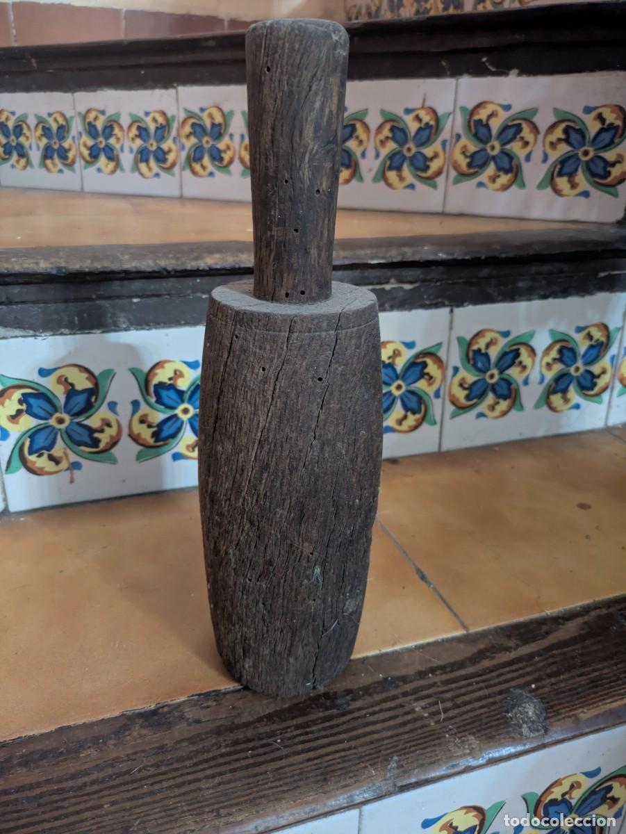 Antig&uuml;edades: Mazo de picar esparto - Foto 3