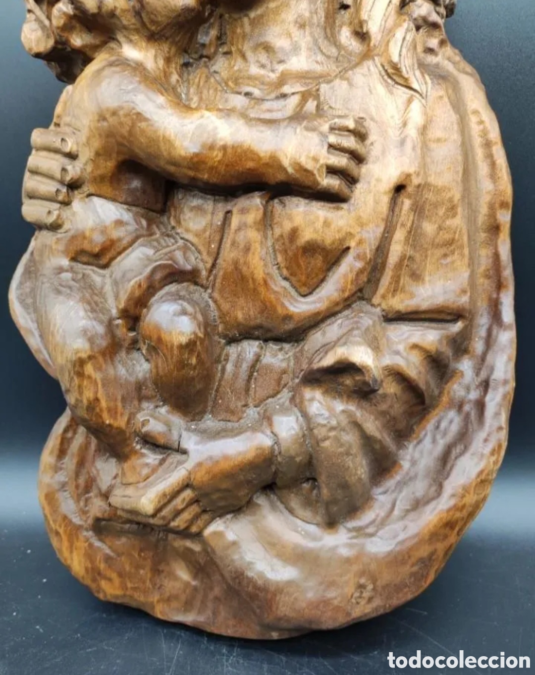 Antig&uuml;edades: Relieve en talla madera - Foto 3