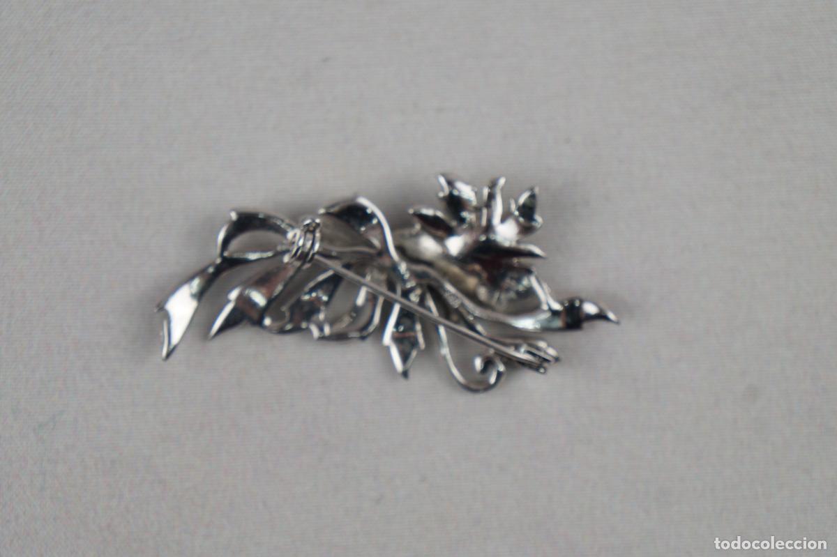 Antig&uuml;edades: Broche de plata con una perla - Foto 5