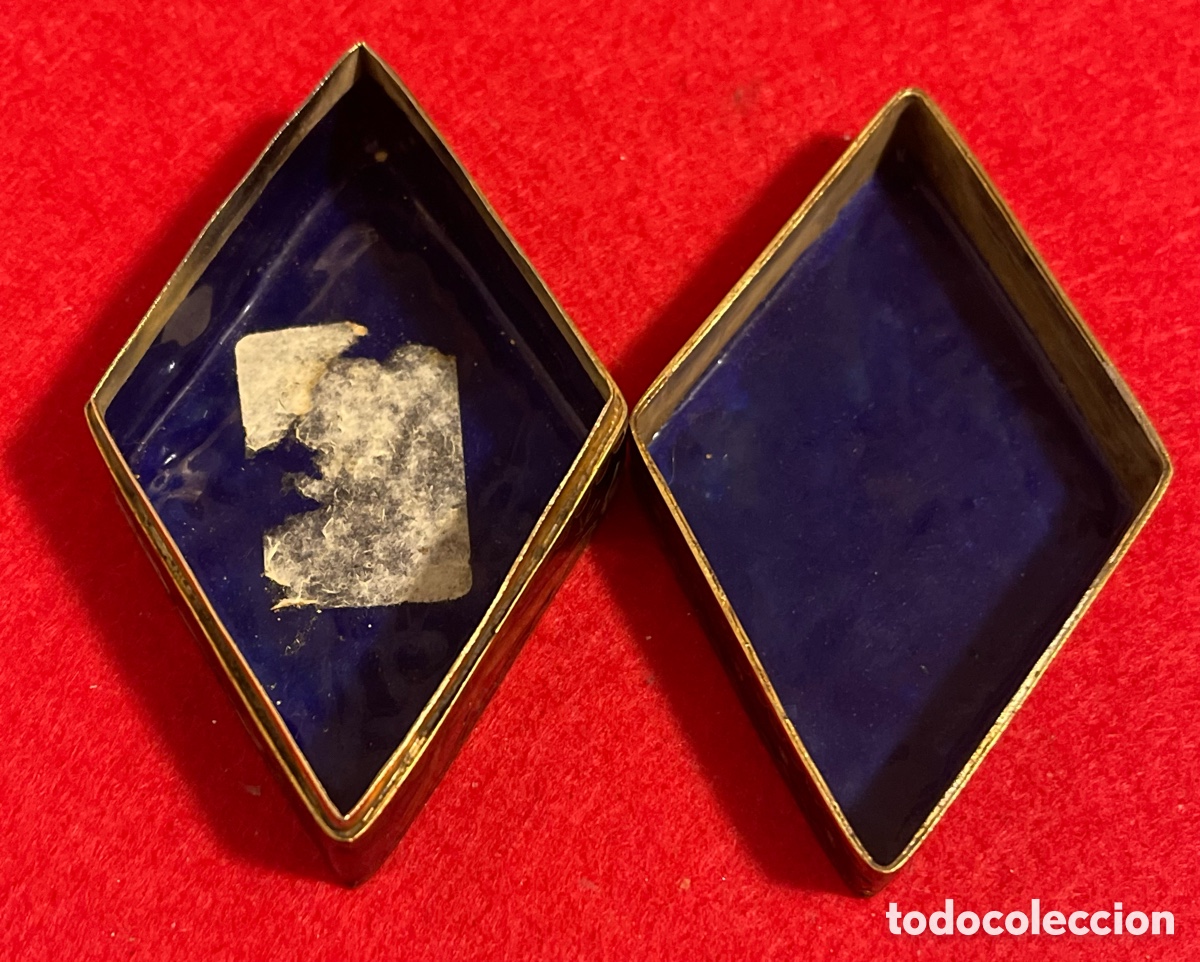 Antig&uuml;edades: Simp&aacute;tica Caja, antigua, romboidal, bronce y cloisonne - Foto 7