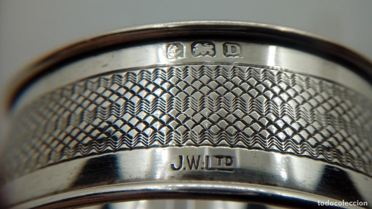 Antig&uuml;edades: SERVILLETERO DE PLATA GRAVADO - Foto 3