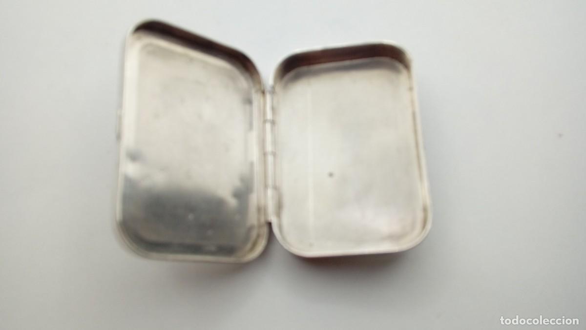 Antig&uuml;edades: PASTILLERO PLATA RECTANGULAR - Foto 1