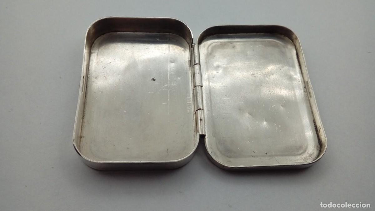 Antig&uuml;edades: PASTILLERO PLATA RECTANGULAR - Foto 2
