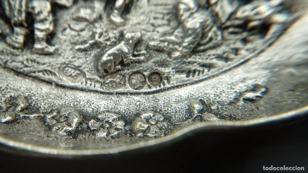 Antig&uuml;edades: PEQUE&Ntilde;O CENICERO DE PLATA - Foto 3