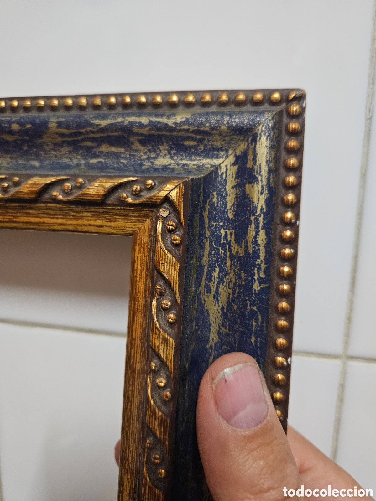 Antig&uuml;edades: MARCO REALIZADO EN MADERA - Foto 2