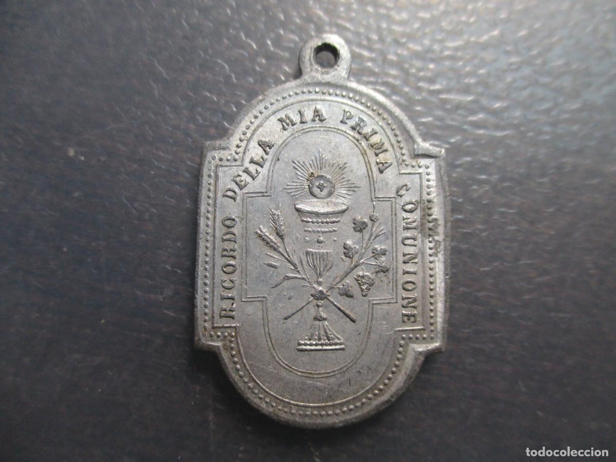 Antig&uuml;edades: MEDALLA RELIGIOSA EUCARESTIA / PRIMERA COMUNION - Foto 4