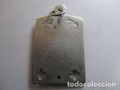 Antig&uuml;edades: MEDALLA RELIGIOSA - LA VIRGEN - PROBABLEMENTE PLATA - Foto 3