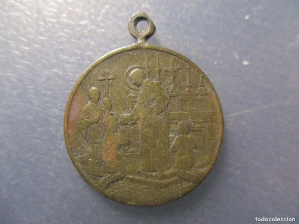 Antig&uuml;edades: MEDALLA RELIGIOSA PRIMERA COMUNION / EUCARESTIA - Foto 2